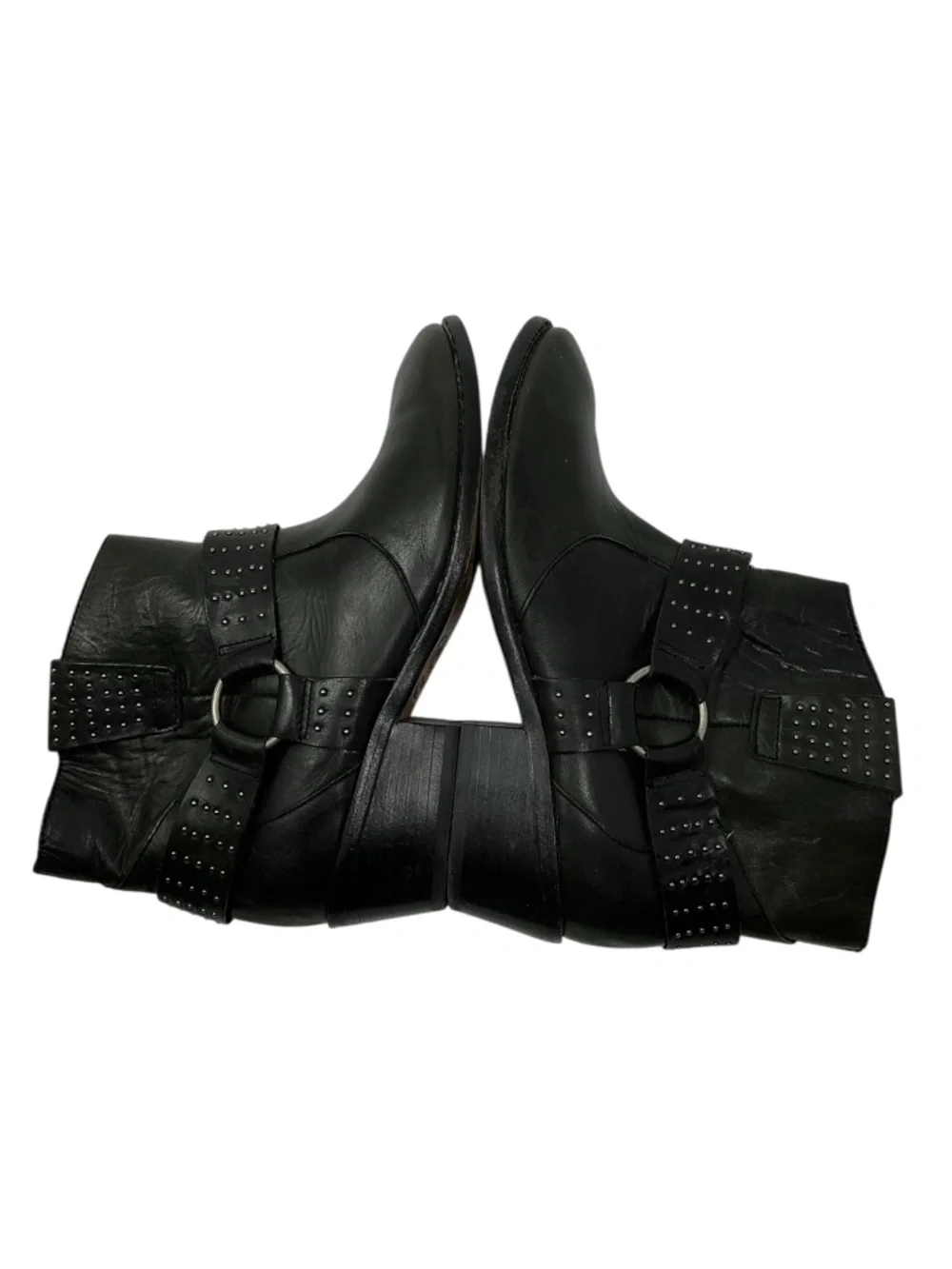 Kork-Ease Katie Studded Leather Ankle Boots